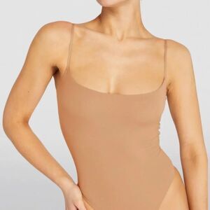 Skims Women's Tan and Cream Bodysuit